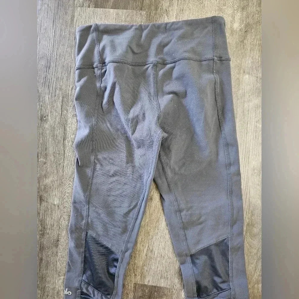 Alo Yoga‎ High Waist Moto Legging Dark Grey XS - Picture 7 of 7